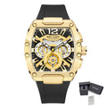 MEGIR Chronograph Luxury Sport Quartz Watch Men Waterproof Luminous Silicone Casual Big Dial Wristwatch Auto Date Reloj Hombre 8112