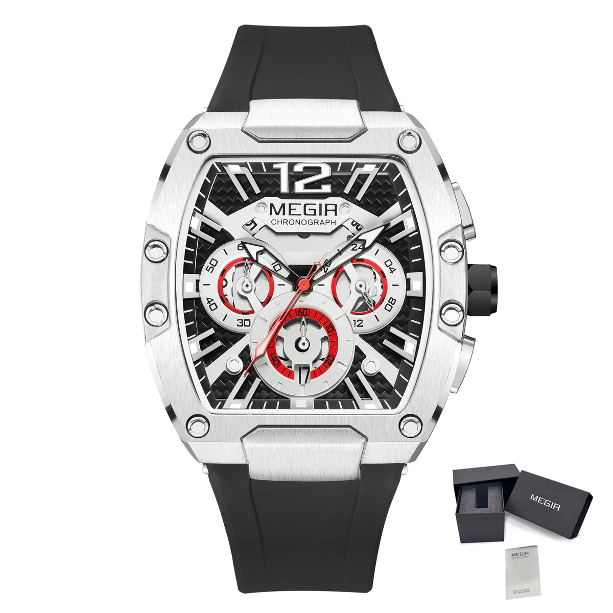 MEGIR 8112 Chronograph Sport Watch – Luminous Big Dial