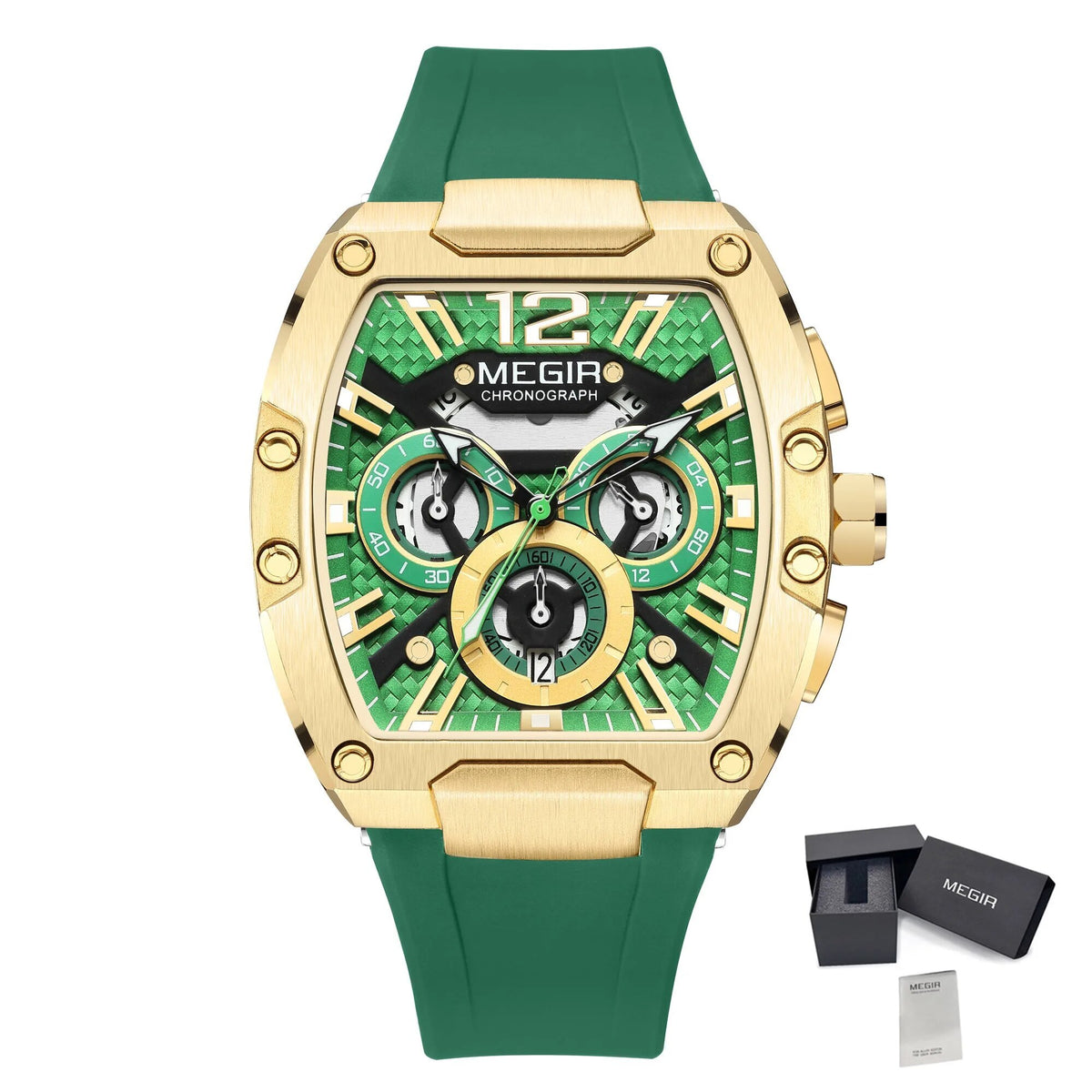 MEGIR 8112 Chronograph Sport Watch – Luminous Big Dial