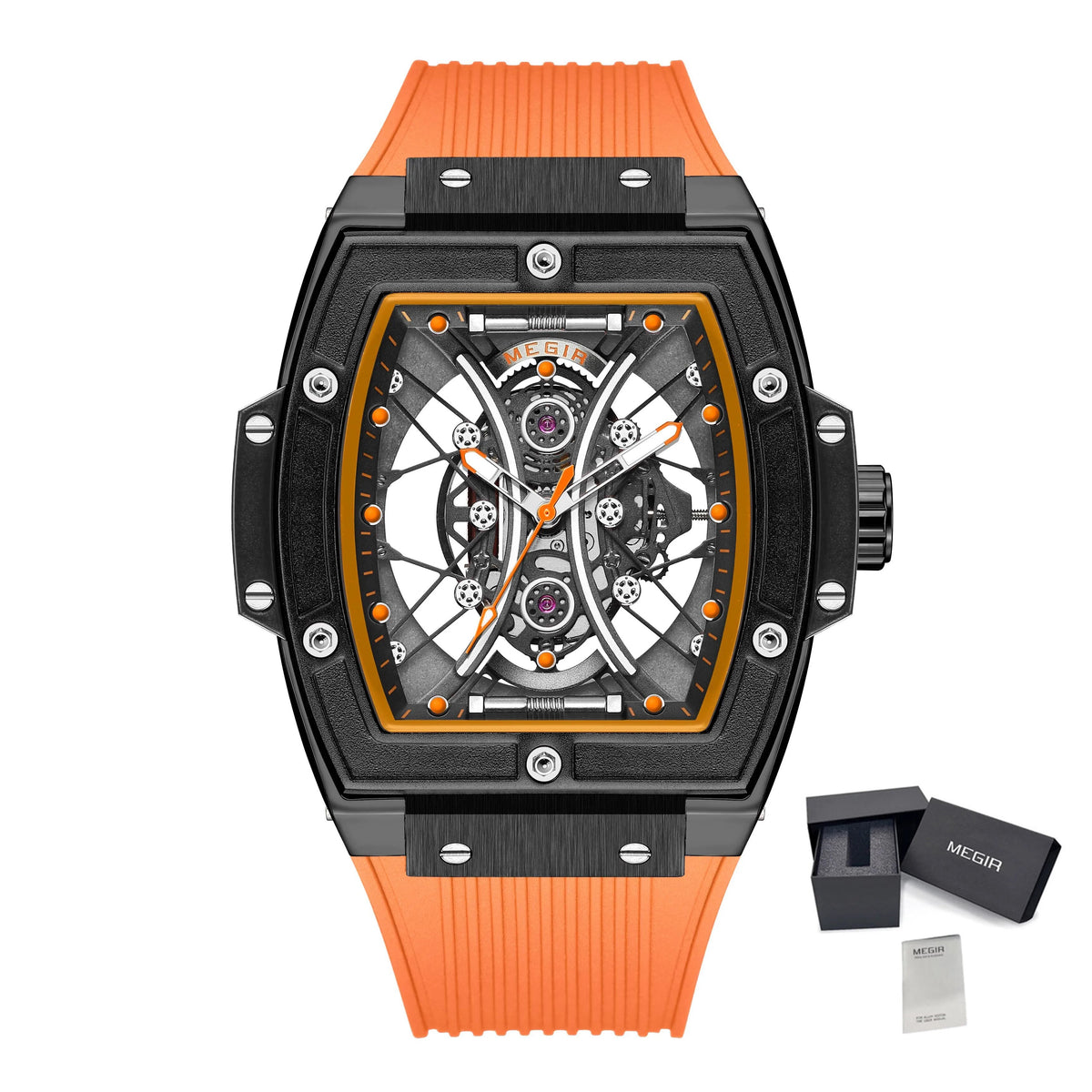 MEGIR Brand Luxury Quartz Watch for Men Fashion Military Sports Watches Waterproof Luminous Clock Wristwatch Reloj Hombre 8109-20