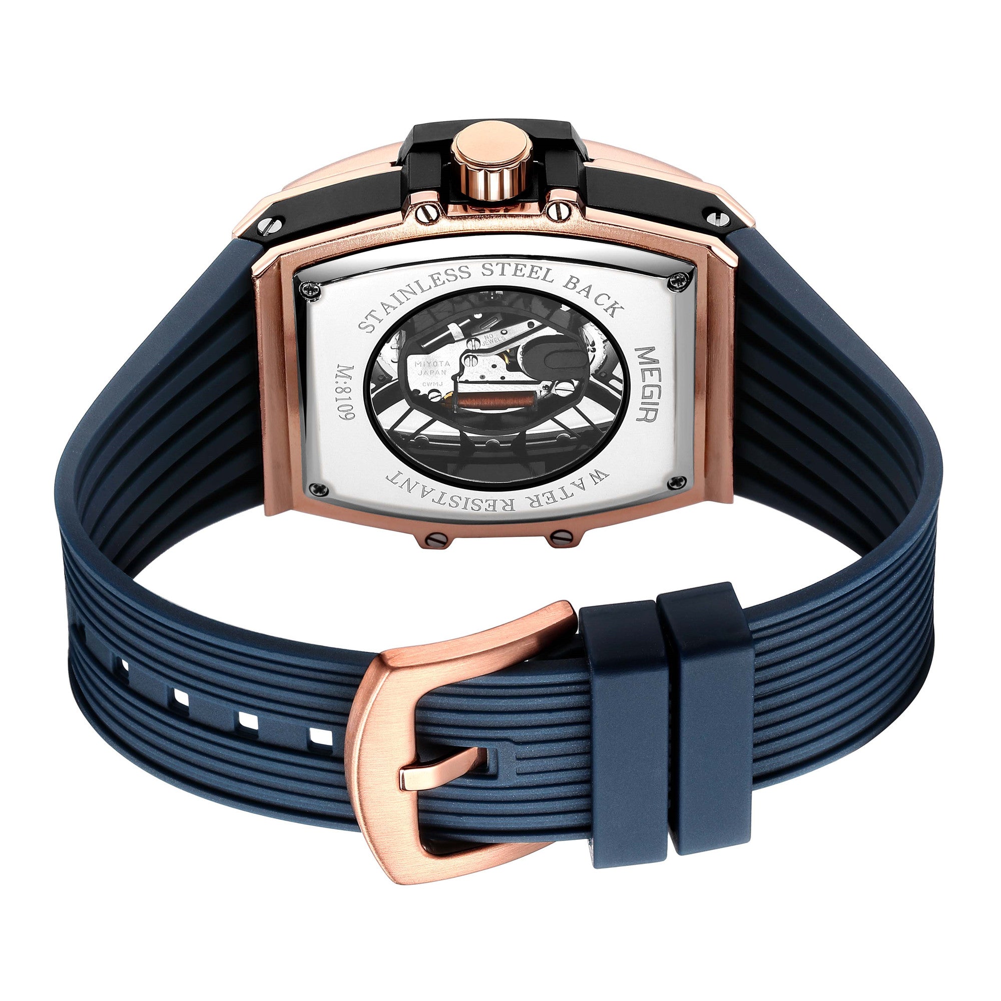 MEGIR Brand Luxury Quartz Watch for Men Fashion Military Sports Watches Waterproof Luminous Clock Wristwatch Reloj Hombre 8109-15