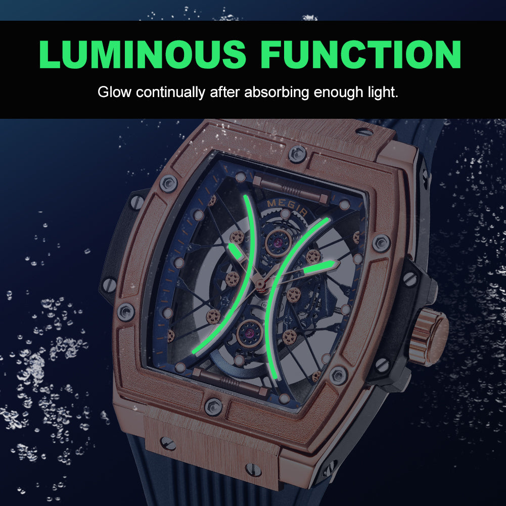 MEGIR Brand Luxury Quartz Watch for Men Fashion Military Sports Watches Waterproof Luminous Clock Wristwatch Reloj Hombre 8109-8