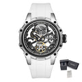 MEGIR Fashion Men's Full Automatic Watches Hollow Out Luminous Sports Mechanical Watch Waterproof Wristwatches Reloj Hombre 2243-16