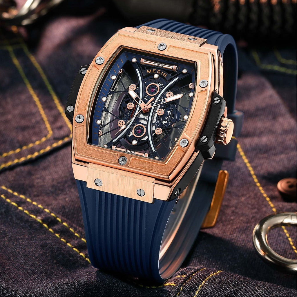 MEGIR Brand Luxury Quartz Watch for Men Fashion Military Sports Watches Waterproof Luminous Clock Wristwatch Reloj Hombre 8109-1