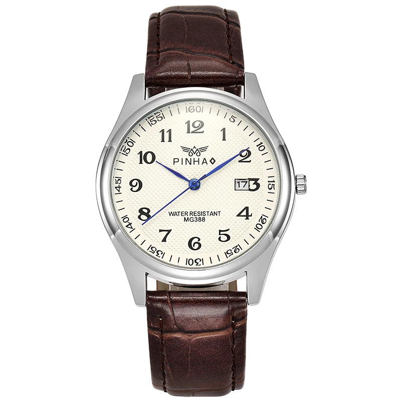 Casual Fashion Leather Strap Men Watches Montre de luxe homme 2021 New Best selling Products Dropshipping erkek saatleri Relogio