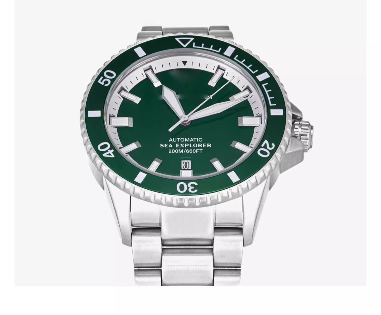 2025 New Original Imported Automatic Mechanical NI Watch Ocean Explorer Stainless Steel Deep Sea Blue Men's Watch