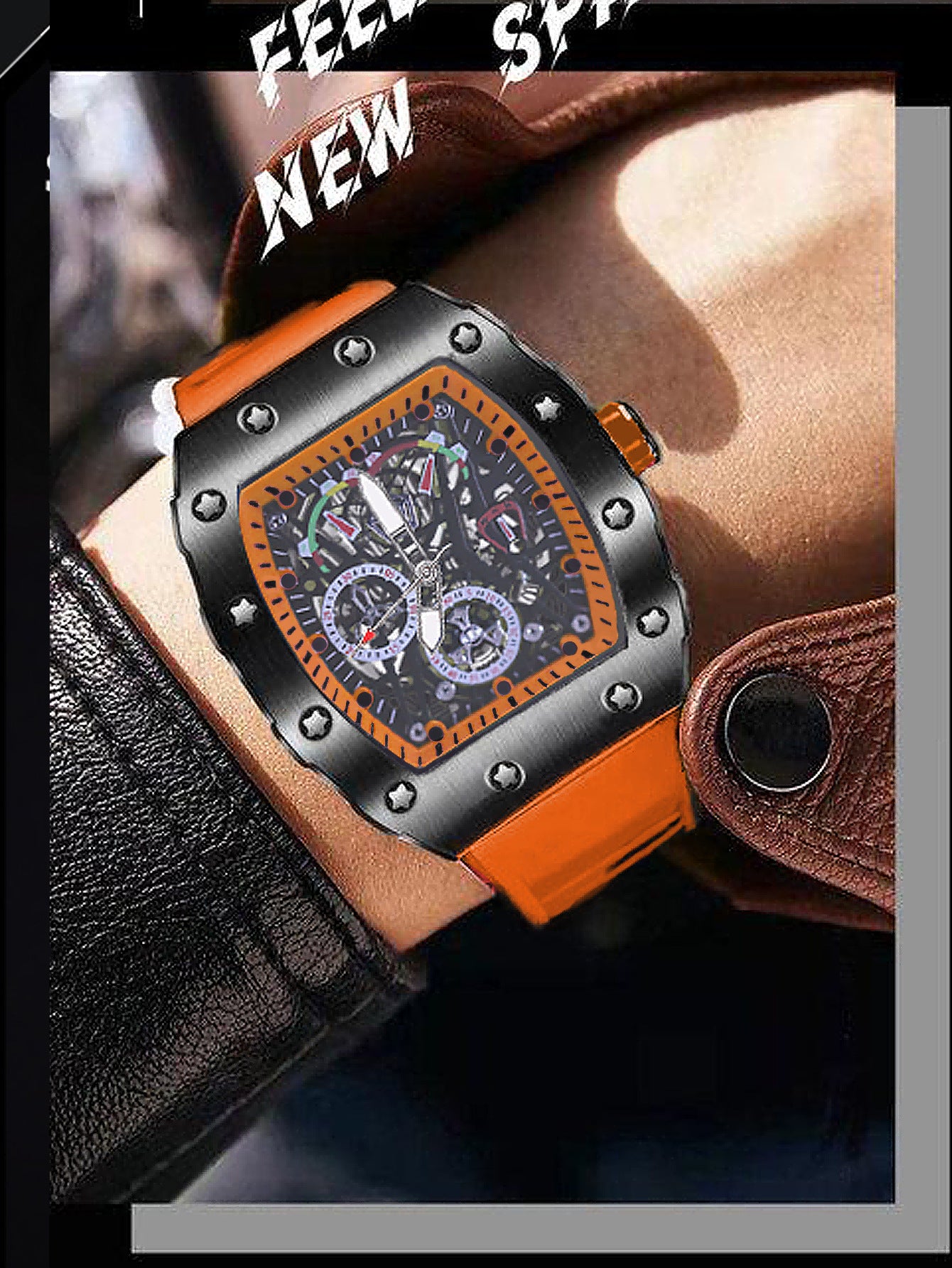 ZIDO Brand Fashion High Color Value Casual Sports Automatic Waterproof Luminous Men's Watch 1709