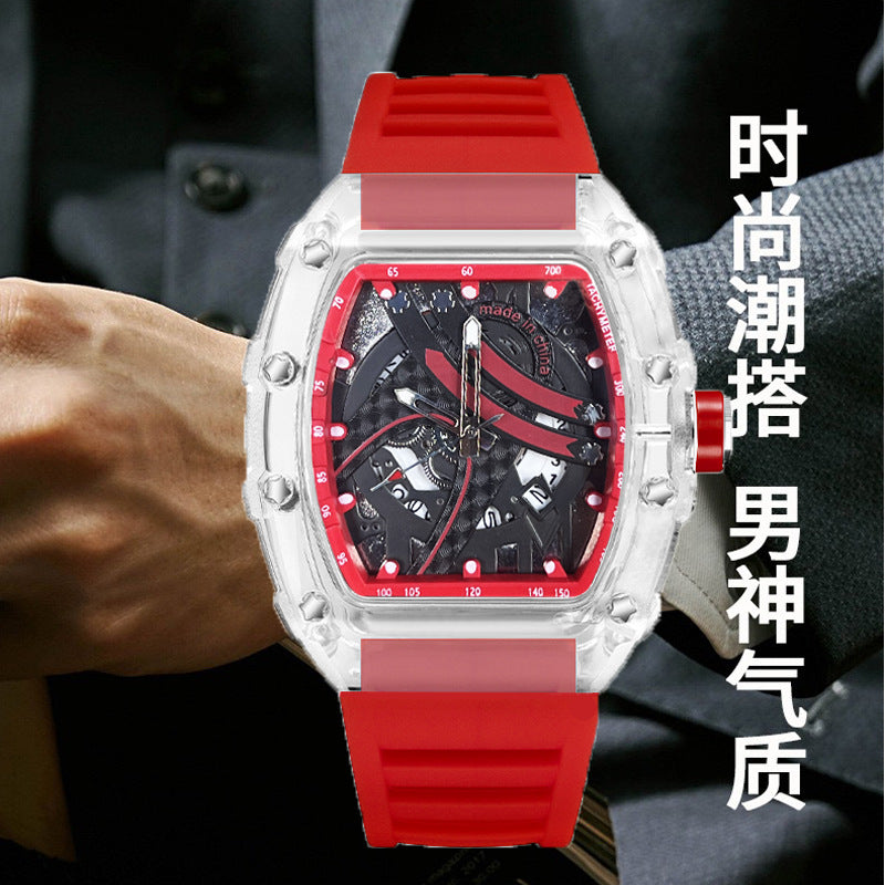 Zido's New Richard Men's Gift Barrel-Shaped Casual Youth High-End Fashion Handsome Trendyy Watch