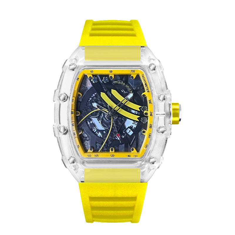 Zido's New Richard Men's Gift Barrel-Shaped Casual Youth High-End Fashion Handsome Trendyy Watch