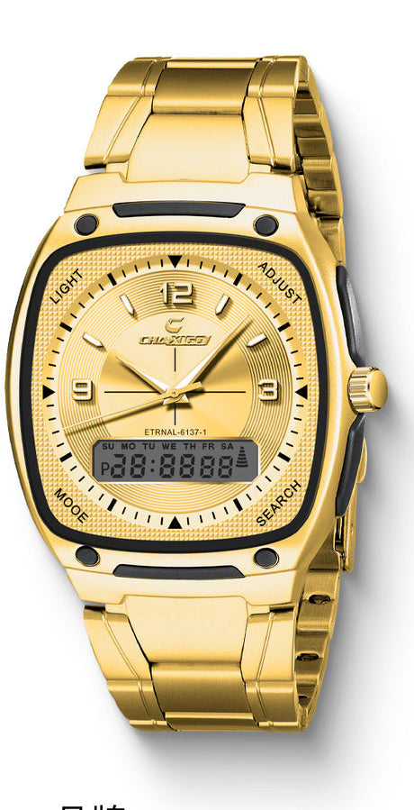 CHAXIGO fashion men's watch luminous waterproof alloy men's square electronic watch a generation of hair