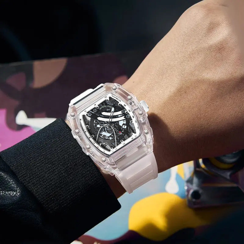 Zido's New Richard Men's Gift Barrel-Shaped Casual Youth High-End Fashion Handsome Trendyy Watch