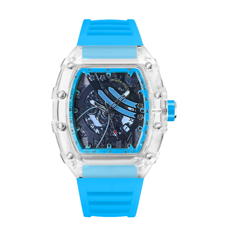 Zido's New Richard Men's Gift Barrel-Shaped Casual Youth High-End Fashion Handsome Trendyy Watch