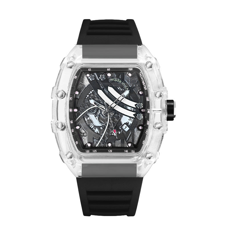 Zido's New Richard Men's Gift Barrel-Shaped Casual Youth High-End Fashion Handsome Trendyy Watch