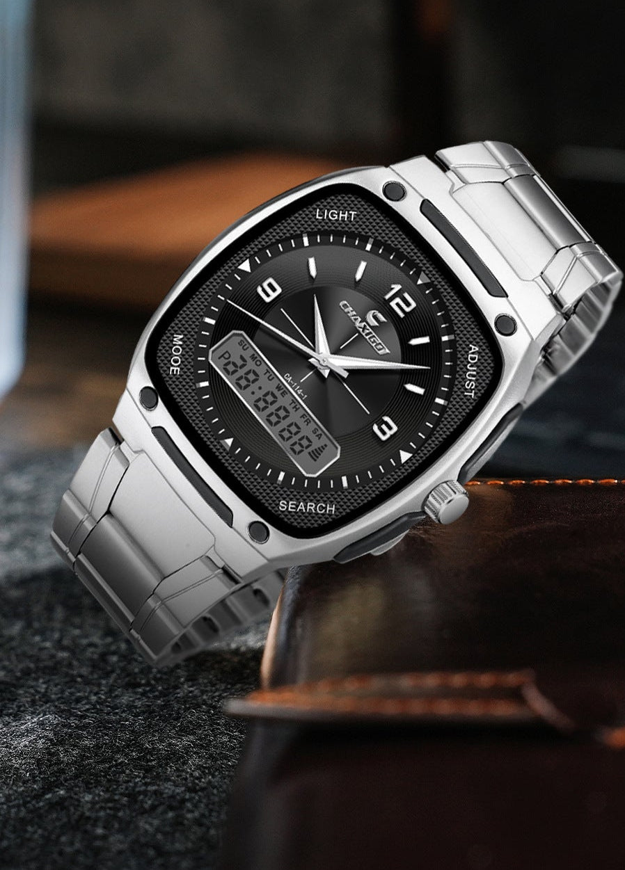 CHAXIGO fashion men's watch luminous waterproof alloy men's square electronic watch a generation of hair