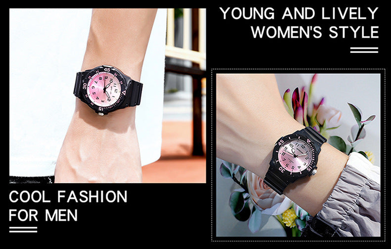 Sanda Watch Fashion All-match Small Fresh Men's and Women's Couple Watch Middle School Students' Simple Waterproof Luminous Quartz Watch