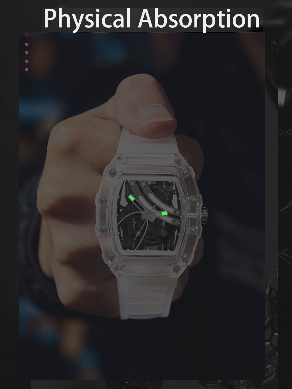 Zido's New Richard Men's Gift Barrel-Shaped Casual Youth High-End Fashion Handsome Trendyy Watch