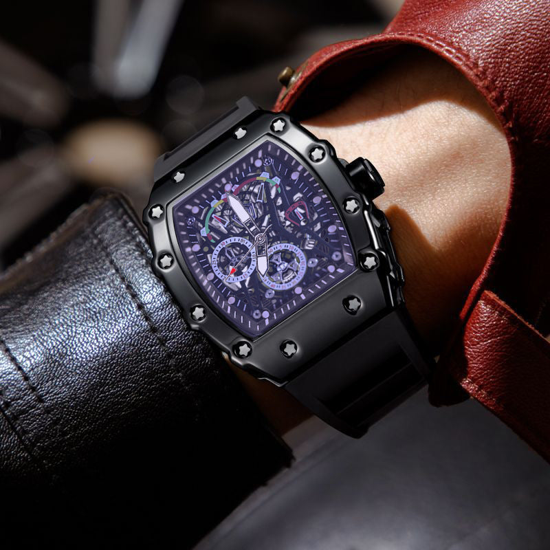 ZIDO Brand Fashion High Color Value Casual Sports Automatic Waterproof Luminous Men's Watch 1709