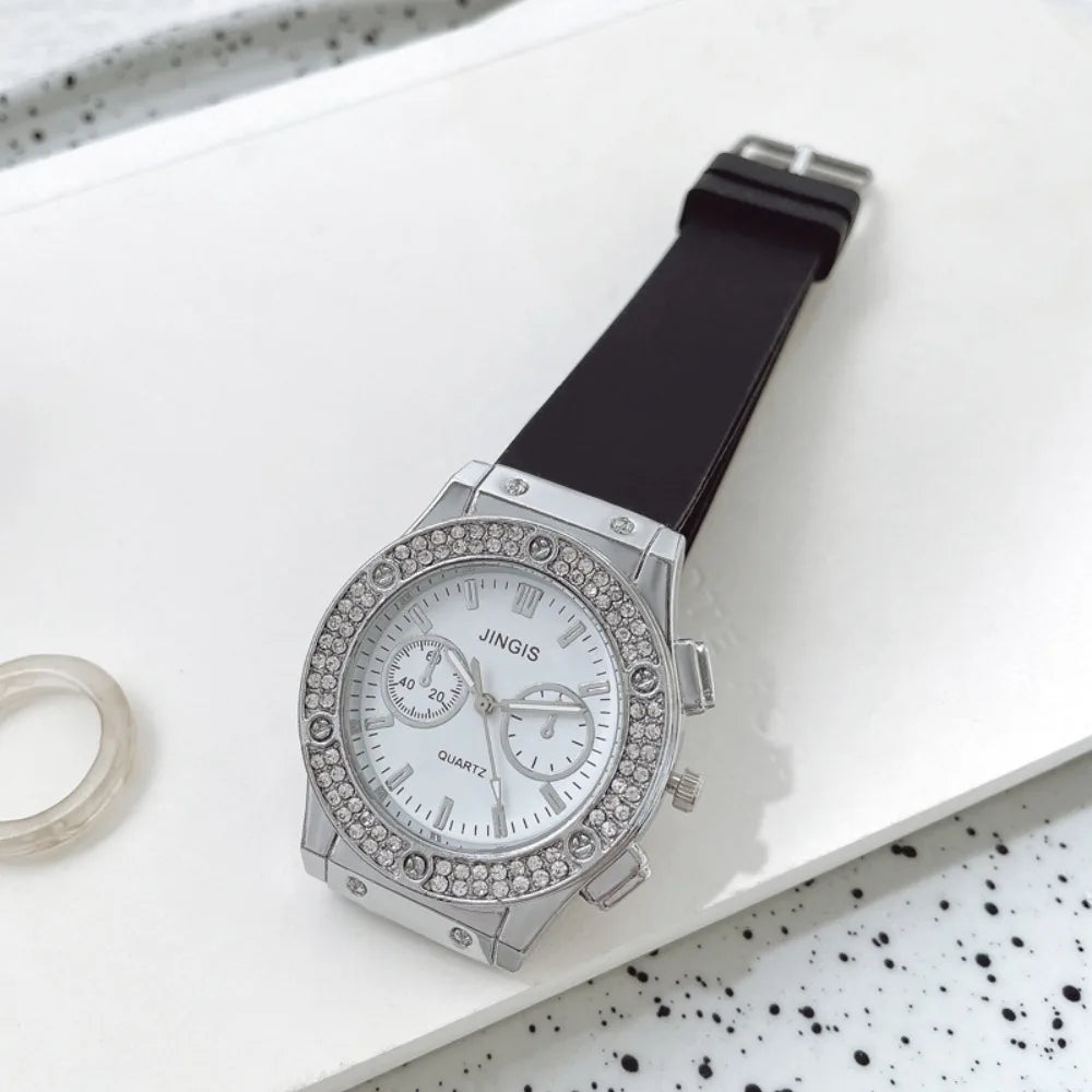 Creative Casual Watches Simple Adjustable Wristwatches Silicone Strap Quartz Watch Sport