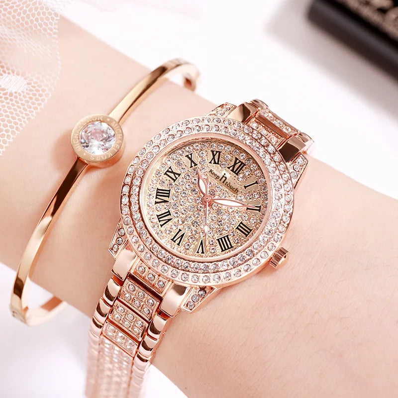 Elegant Zircon Women's Watch