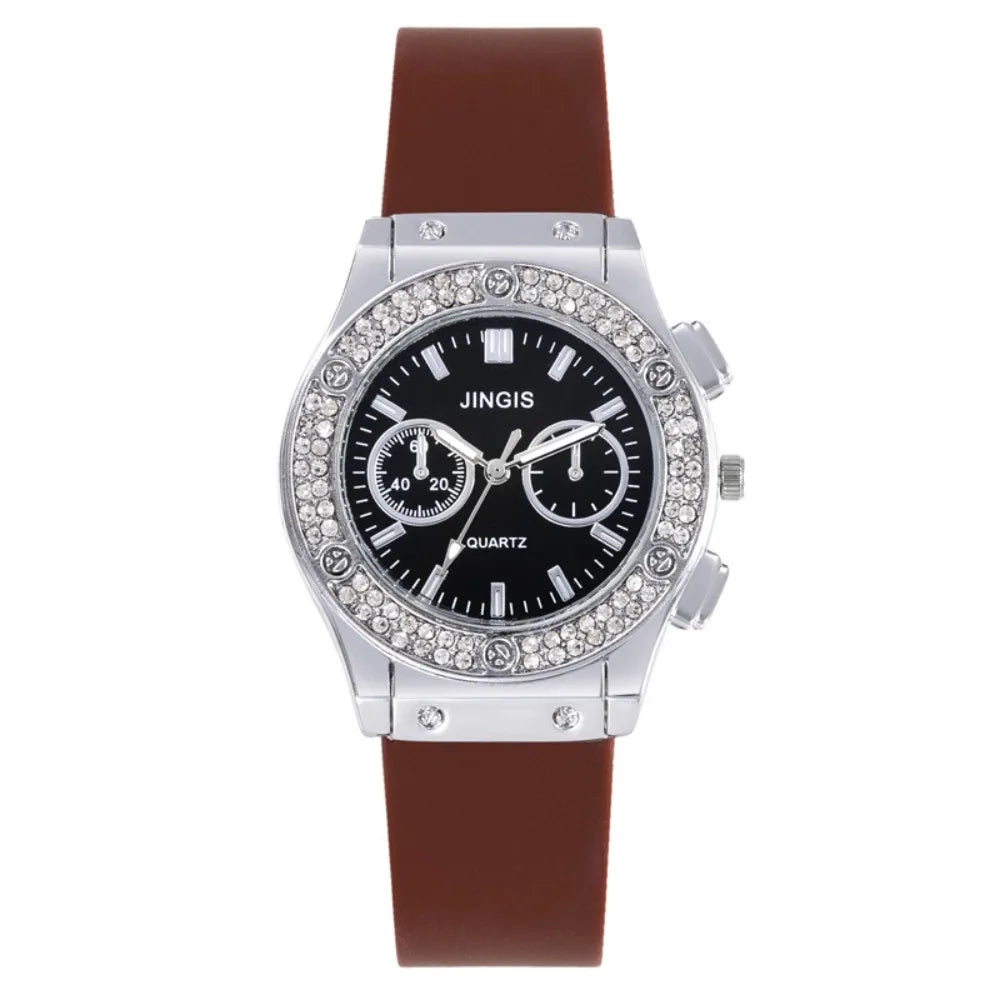 Creative Casual Watches Simple Adjustable Wristwatches Silicone Strap Quartz Watch Sport