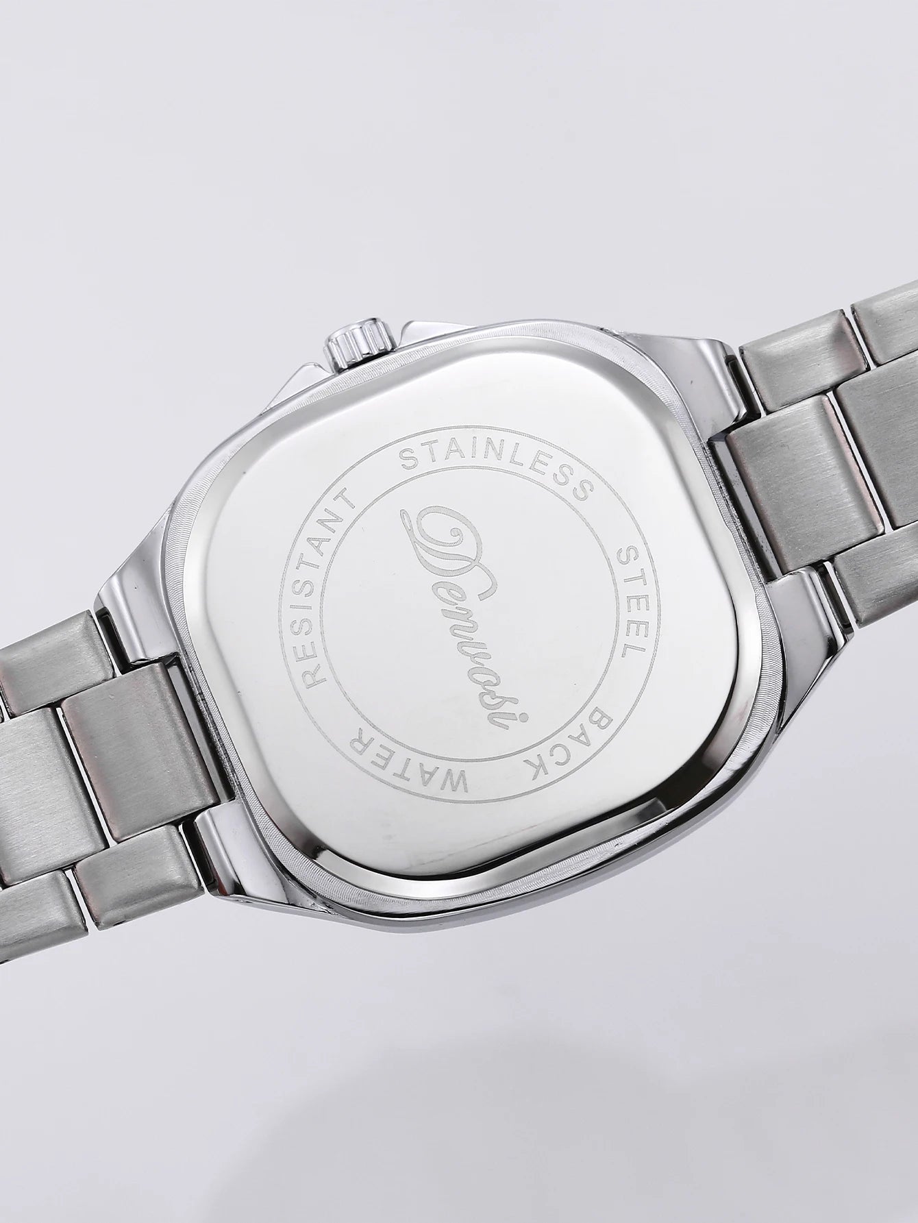 Casual Fashion  Waterproof Quartz Watch For Men Glow-in-the-dark stainless steel square wristwatch