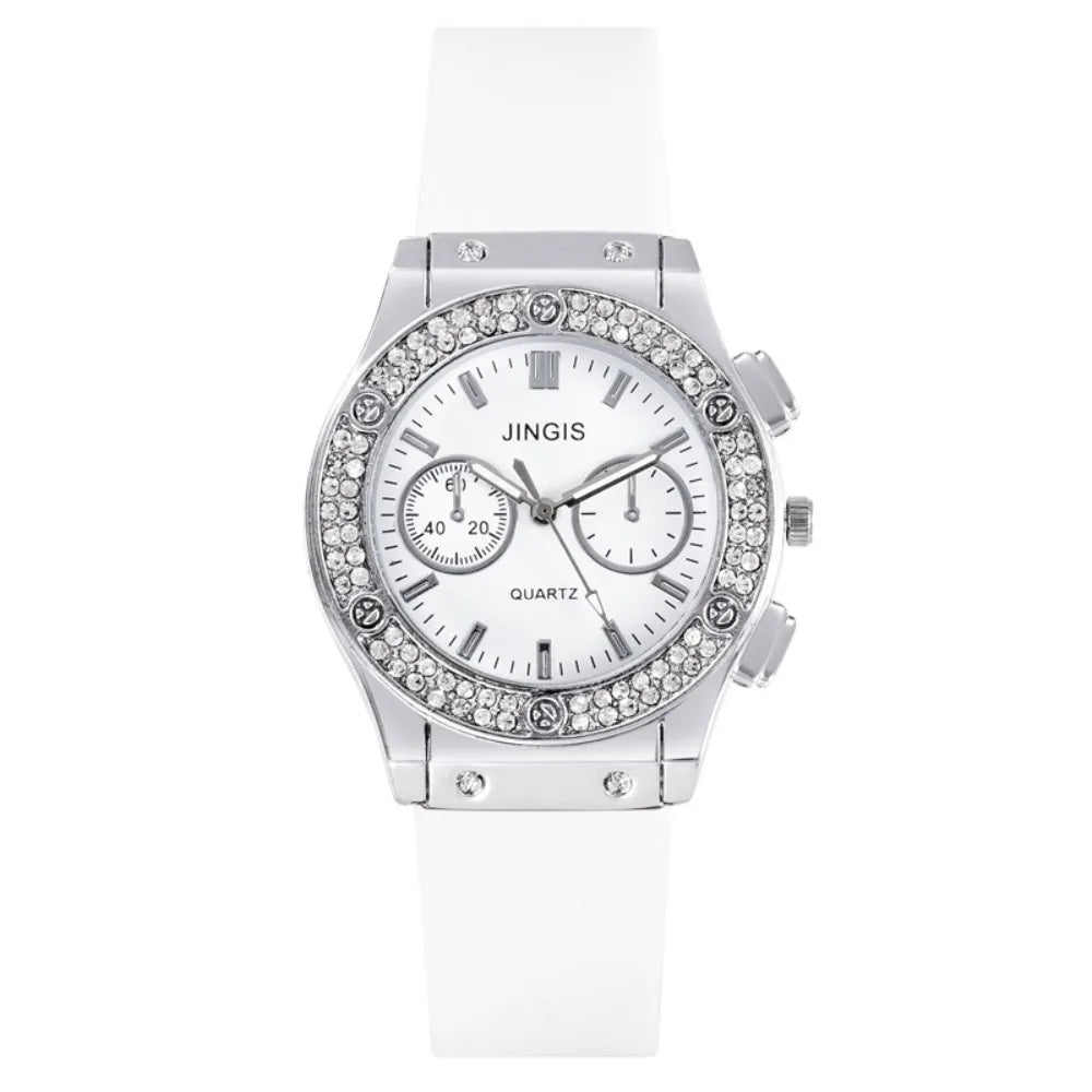 Creative Casual Watches Simple Adjustable Wristwatches Silicone Strap Quartz Watch Sport