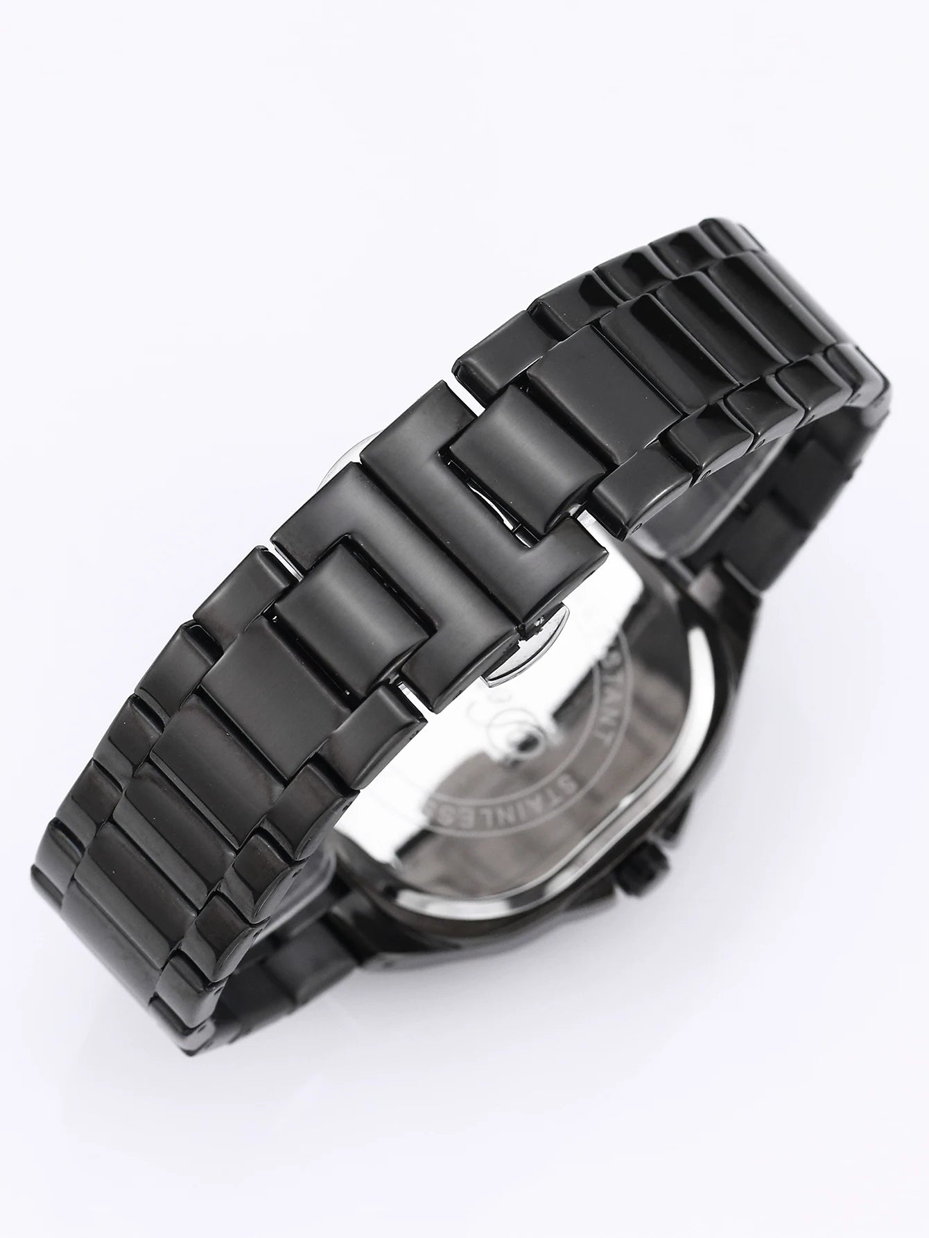 Casual Fashion  Waterproof Quartz Watch For Men Glow-in-the-dark stainless steel square wristwatch