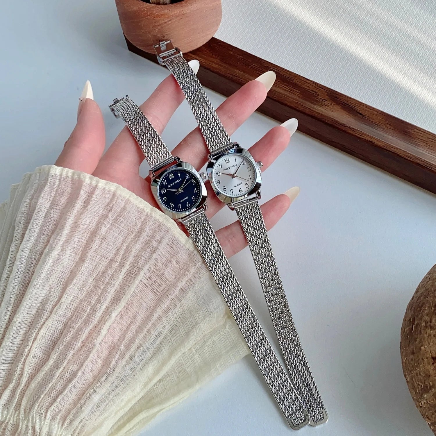 Casual Arabic Quartz Watch For Ladies Gold Steel Strip Simple Women's Dress Clock Gift Wristwatch Adjustable Bracelet Watches