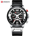CURREN 8329 Casual Sport Watches for Men Top Brand Luxury Military Leather Wrist Watch Man Clock Fashion Chronograph Wristwatch