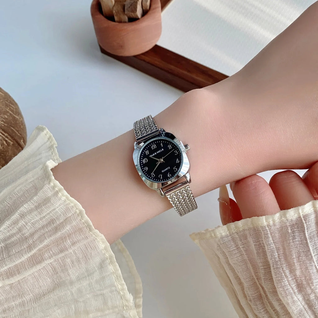 Women’s Gold Steel Bracelet Quartz Watch – Dress Style