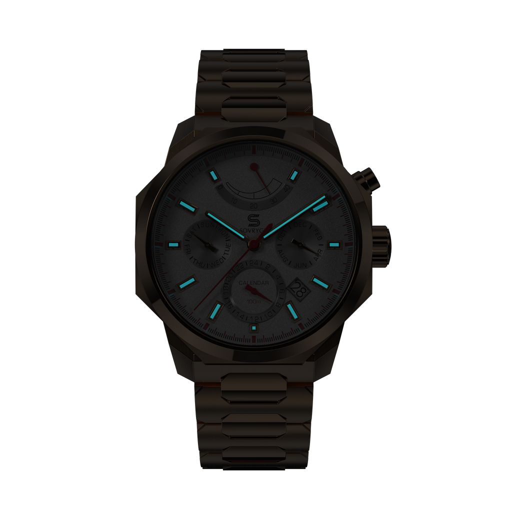 SOVRYGN Calendar Rose - White Watch-4