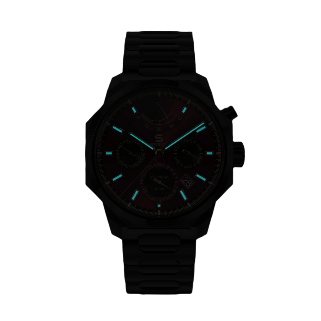 SOVRYGN Calendar Midnight Edition Watch-4
