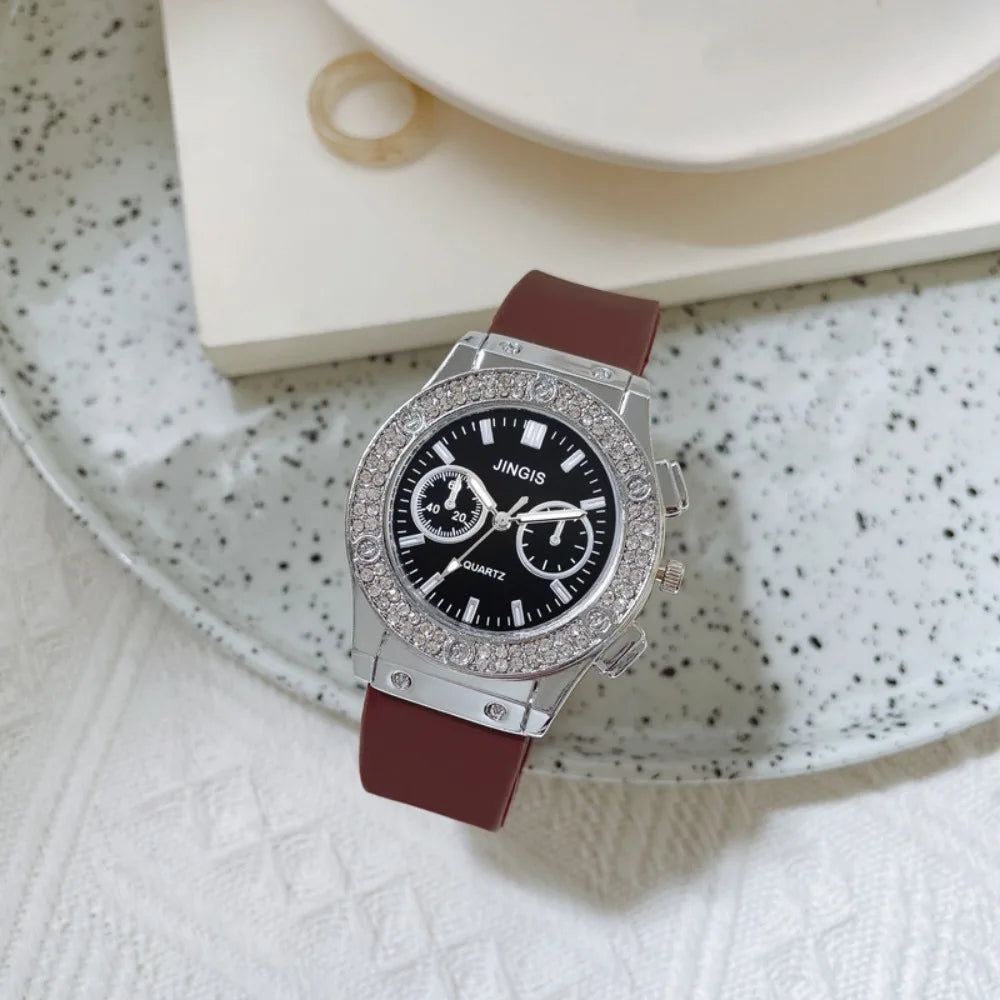 Creative Casual Watches Simple Adjustable Wristwatches Silicone Strap Quartz Watch Sport
