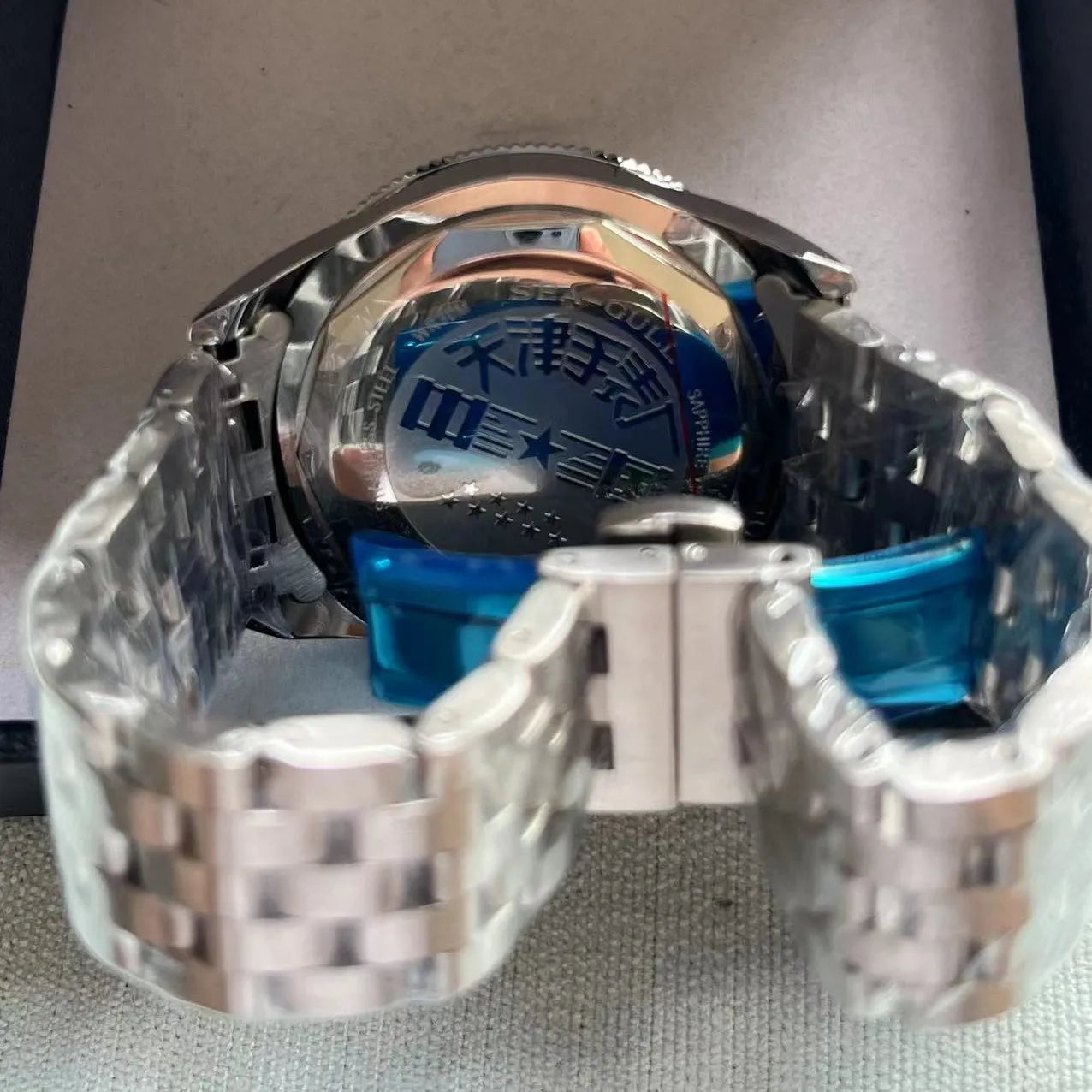 New Fashion Casual Men's Watch Luxury Business Multifunctional Chronograph Stainless Steel Waterproof Date Display Sports Watch