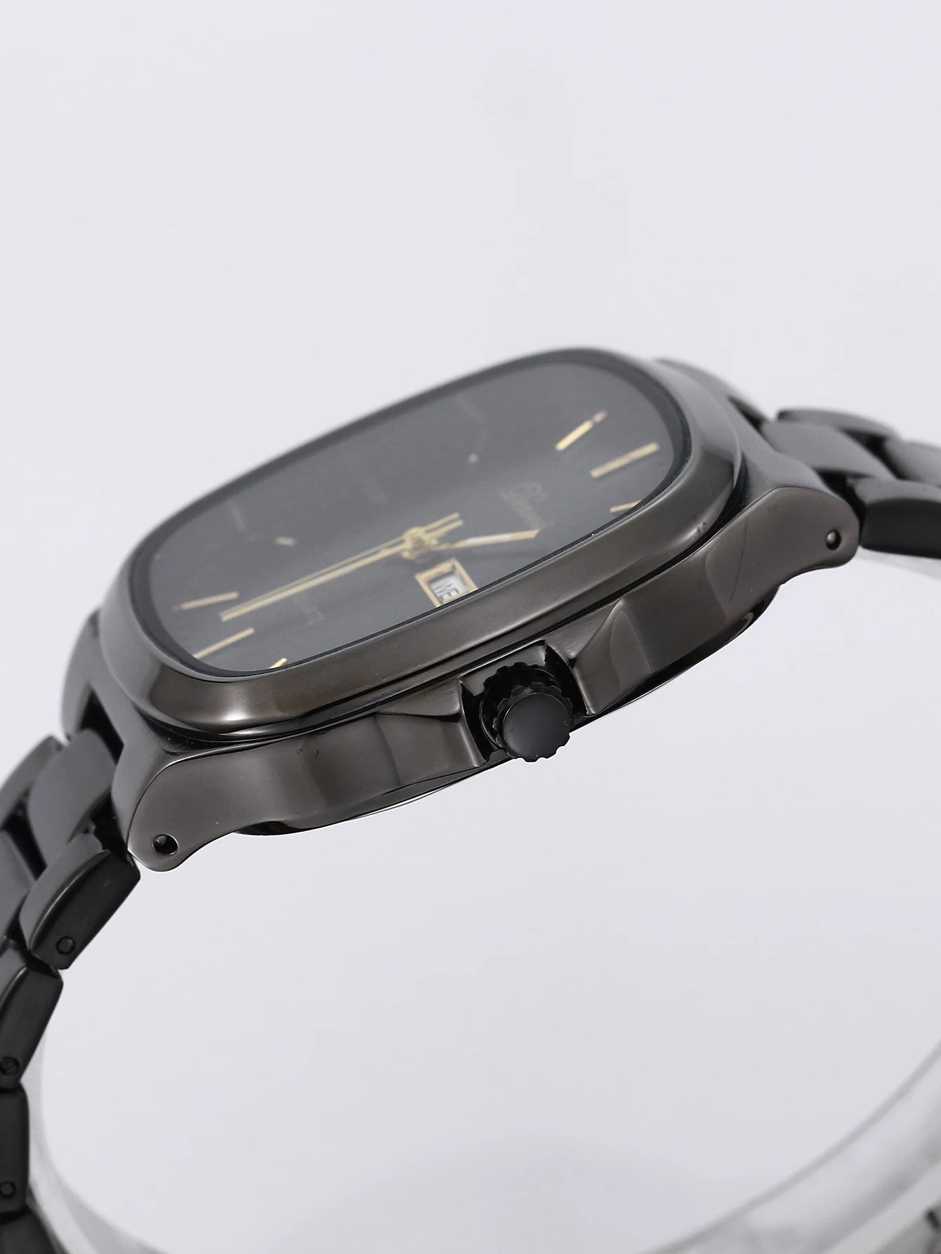 Casual Fashion  Waterproof Quartz Watch For Men Glow-in-the-dark stainless steel square wristwatch