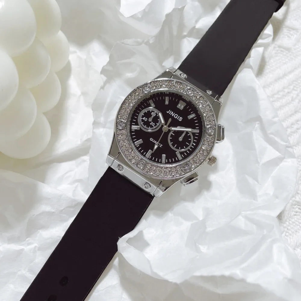 Creative Casual Watches Simple Adjustable Wristwatches Silicone Strap Quartz Watch Sport