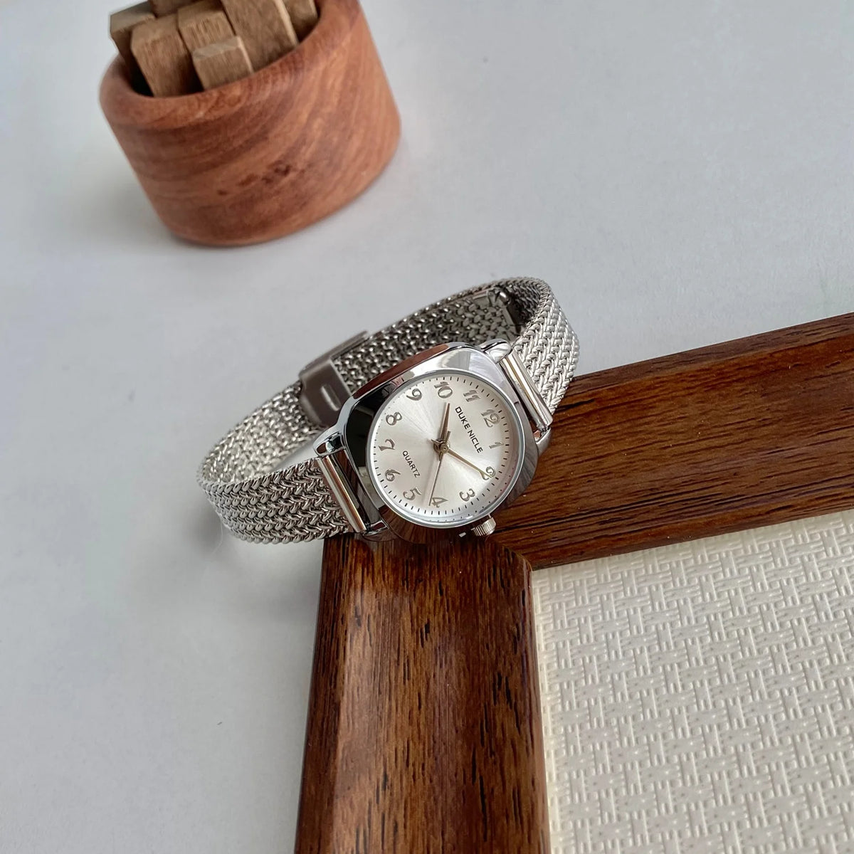 Women’s Gold Steel Bracelet Quartz Watch – Dress Style