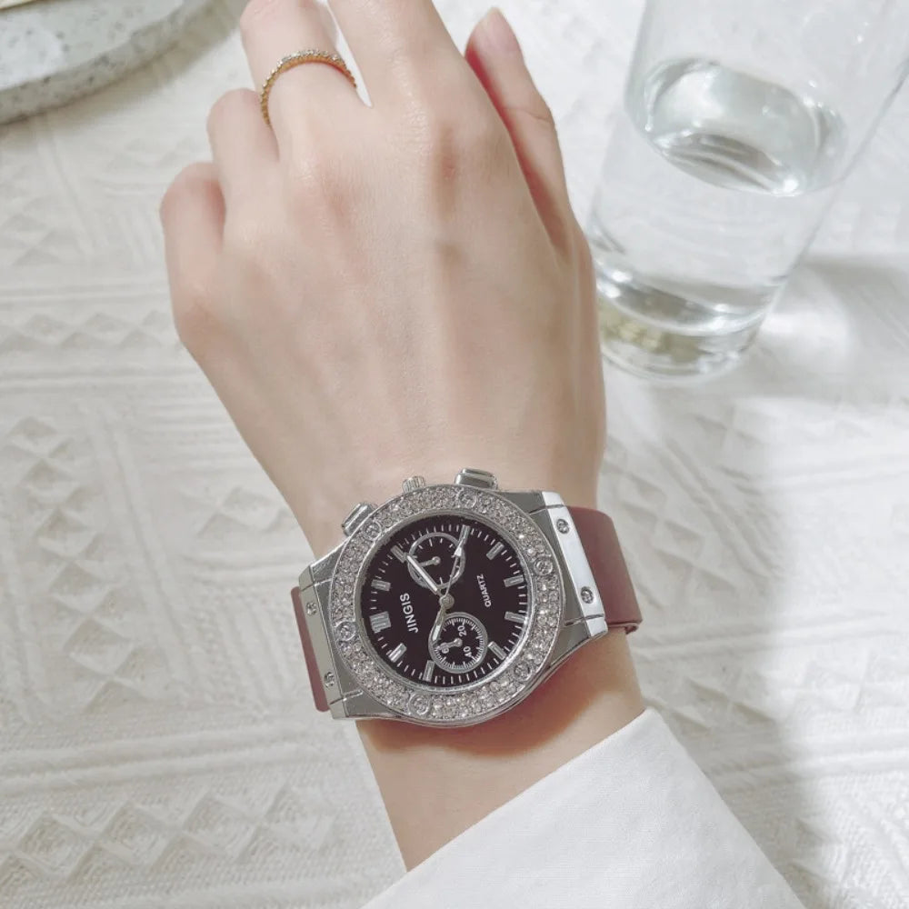 Creative Casual Watches Simple Adjustable Wristwatches Silicone Strap Quartz Watch Sport