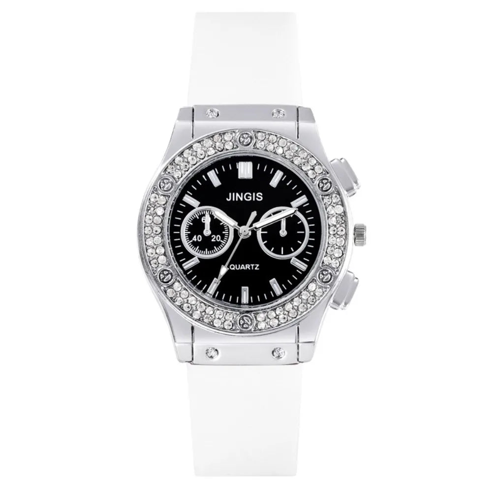 Creative Casual Watches Simple Adjustable Wristwatches Silicone Strap Quartz Watch Sport