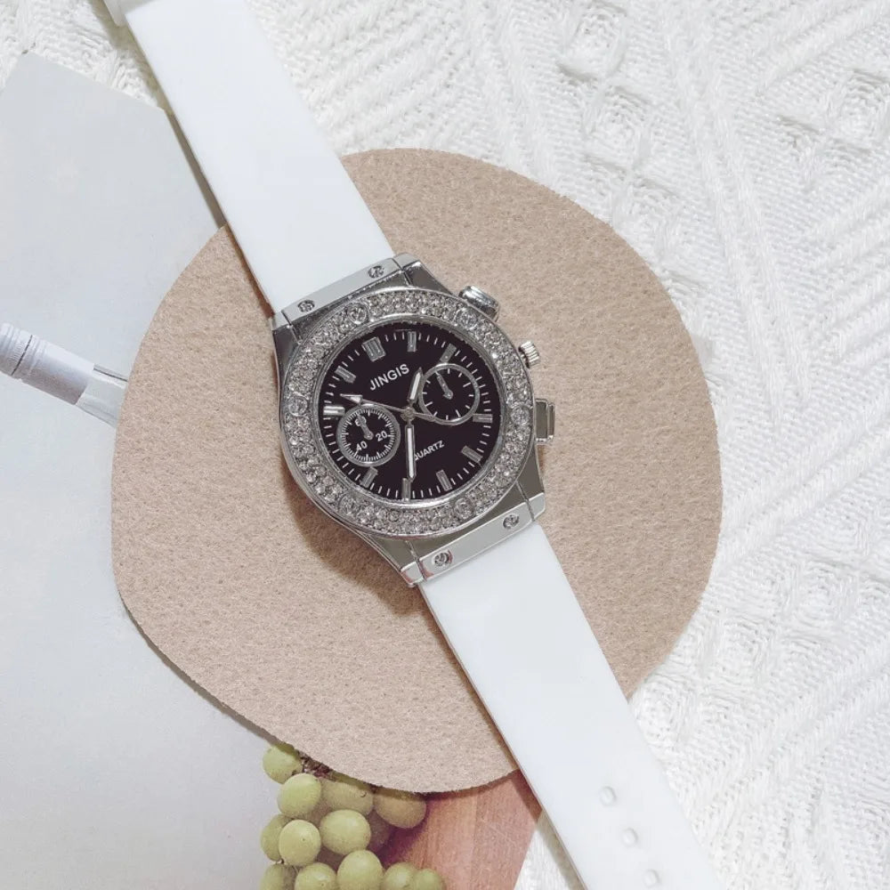 Creative Casual Watches Simple Adjustable Wristwatches Silicone Strap Quartz Watch Sport