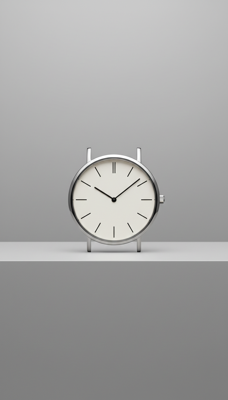 Minimal Analog Dress Watch